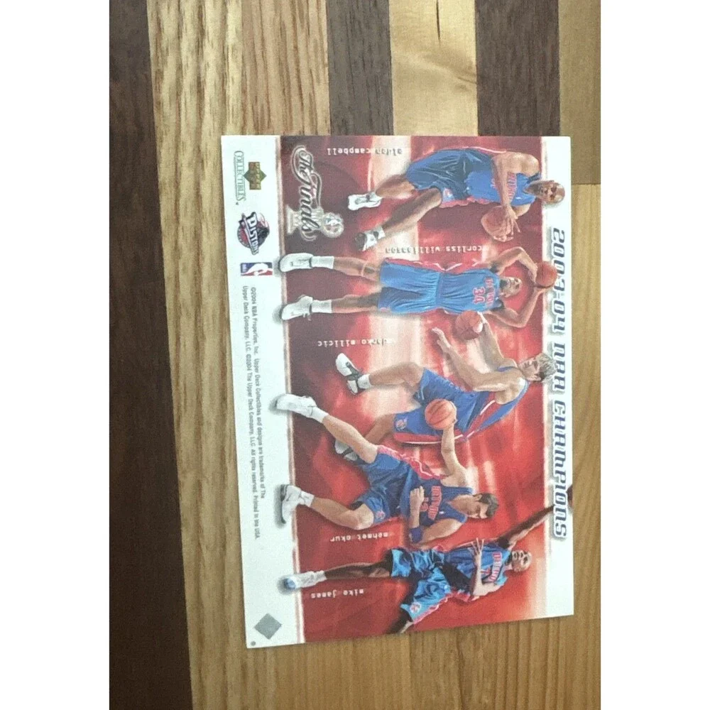 2004 Upper Deck Collectibles - Chauncey Billups, Hamilton, Rasheed Wallace /2500